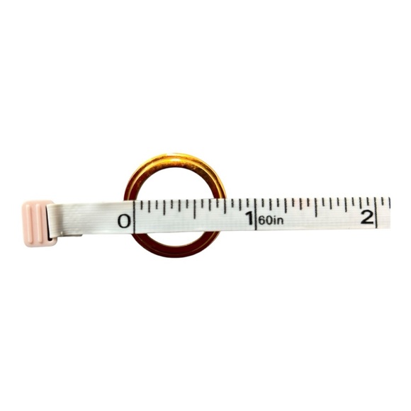 Gold Fidget Spinner Ring with Crystals - Size 6 - Picture 8 of 11